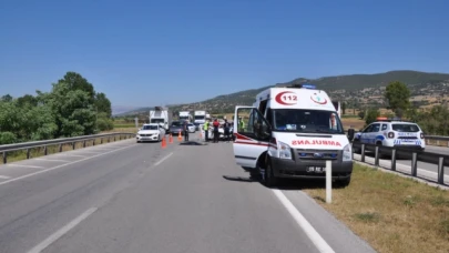 Gümüşhacıköy’de kaza; 1 ölü 4 yaralı