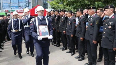 Kazada hayatını kaybeden uzman çavuş Havza'da toprağa verildi