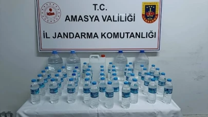 Merzifon'da 44 Litre Sahte İçki Ele Geçirildi!