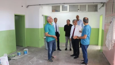 Merzifon’daki okullar incelendi