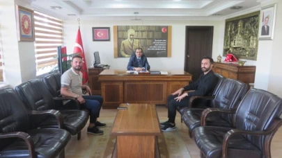 Merzifon Genç İşadamları Derneği’nden Güldoğan’a Ziyaret
