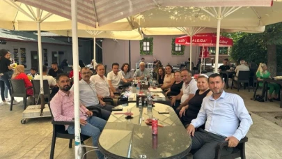 Merzifon SMMM üyeleri  Müdür Candaroğlu ile vedalaştı