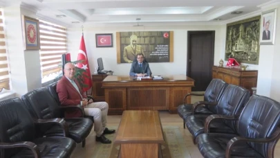 Noter Altuntaş'tan Kaymakam Güldoğan'a ziyaret