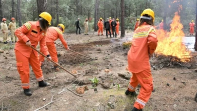Orman yangınlarına "gönüllü" kalkanı