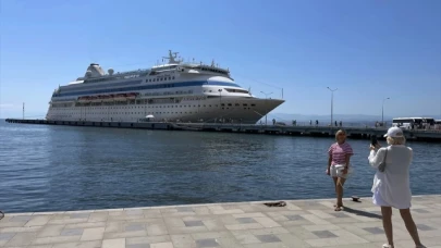 Panama bandıralı kruvaziyer Sinop'a geldi