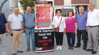 “Pazar Yeri Yangın Yeri”