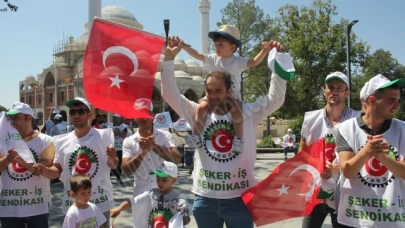 ŞEKER-İŞ Üyesi Suluovalı İşçiler Sendikal Hak İstiyor