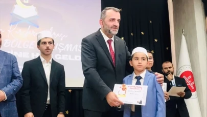 Suluovalı Kamil Arzu, hafızlık yarışmasında Karadeniz Bölge 2'ncisi oldu