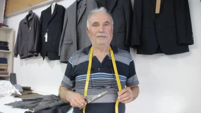 Yarım asırdır terzilik mesleğini sevgiyle yapıyor