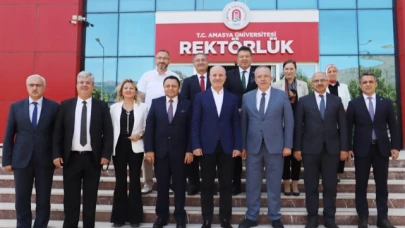 Yök Başkanı Özvar'dan Amasya Üniversitesi’ne ziyaret