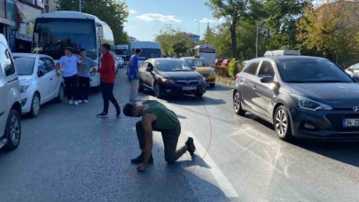 Alkollü şahıs trafiği birbirine kattı