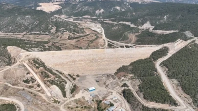Amasya Aydınca Barajı'nın gövde inşaatında sona gelindi