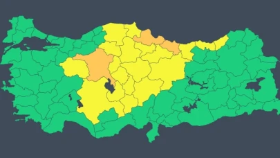 Amasya için sarı kodlu uyarı yapıldı!