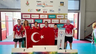 Avrupa Şampiyonası'nda biri altın 3 madalya