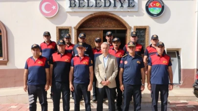 Başkan Öztürk İtfaiye personeli ile bir araya geldi.