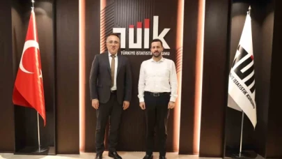 Başkan Savran TÜİK Başkanı Çetinkaya ile bir araya geldi