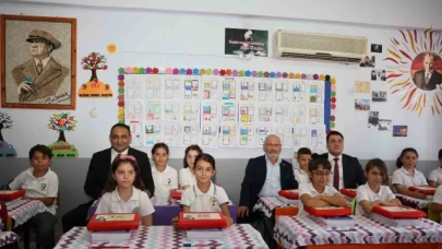 Başkan Yılmaz öğrencilerle birlikte İlköğretim Haftasını kutladı