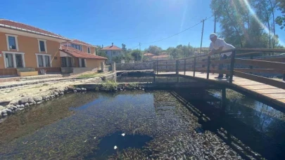 Binlerce asker balığının salındığı göl turizme kazandırılacak