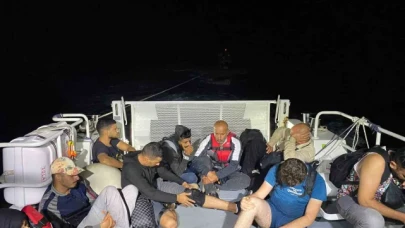 Bodrum'da 44 düzensiz göçmen kurtarıldı