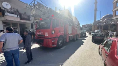 Burdur'da iş yerinde çıkan yangın maddi hasara neden oldu