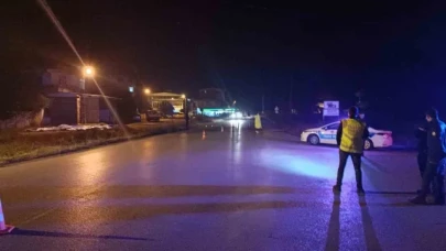 Çarşamba'da yol kontrol uygulaması