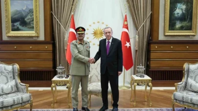Cumhurbaşkanı Erdoğan, Pakistan Kara Kuvvetleri Komutanı Syed Asım Munir'i kabul etti