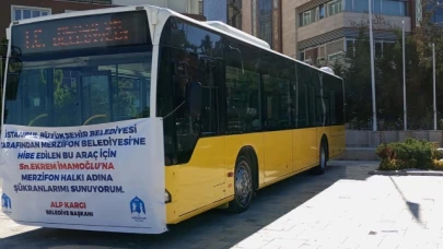 İmamoğlu’ndan Merzifon’a otobüs jesti