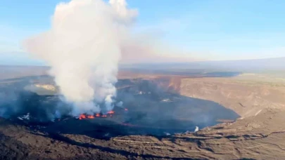 Kilauea Yanardağı kül ve duman püskürtmeye devam ediyor