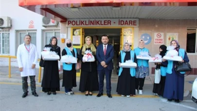 Mevlid Kandilinde Dünyaya Gelen Bebekler Ziyaret Edildi.