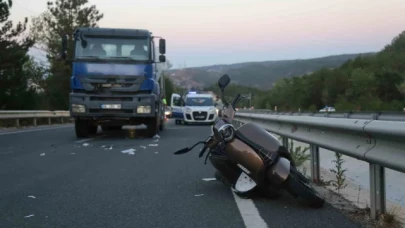 Motosiklete çarpan beton mikseri sürücüsü tutuklandı