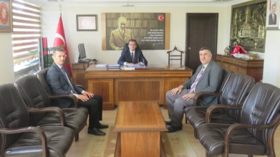 Müftü’den Kaymakam Güldoğan’a ziyaret