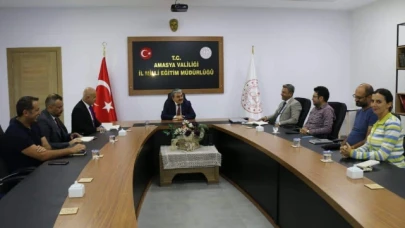 Ölçme Değerlendirme Merkezi idareci ve öğretmenleriyle toplantı gerçekleştirildi