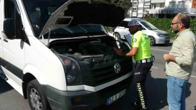 Ordu'da okul servislerine sıkı denetim