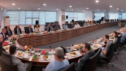 Rektör Levent ve Deprem Teknolojileri Enstitüsü Müdürü Özden basınla bir araya geldi