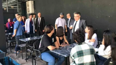 Rektör Özölçer'den üniversite hastanesine ziyaret