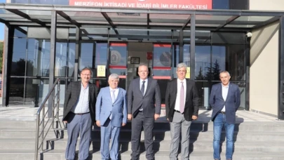Rektör Turabi, Merzifon İİBF’ni ziyaret etti