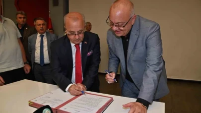 Salihli'ye kilit parke desteği için protokol imzalandı