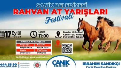 Samsun'da "Canik Rahvan At Yarışları Festivali" yapılacak