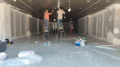 Selin vurduğu MASKO'da temizlik ve tadilat çalışmaları devam ediyor