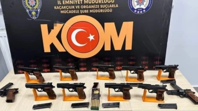 Silah kaçakçılığı operasyonunda 1 kişi yakalandı.