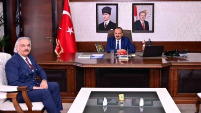 Söke'nin yeni Kaymakamı Ali Akça, Aydın Valisi Canbolat ile bir araya geldi
