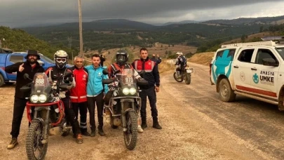 Sporcuların güvenliği Amasya UMKE'ye emanet edildi