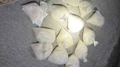 Şüpheli araçtan 6 kilo metamfetamin çıktı