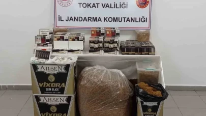 Tokat'ta binlerce adet doldurulmuş makaron ele geçirildi