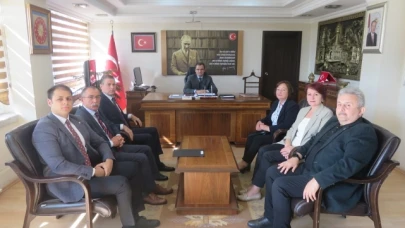 Vekil Karagöz, Kaymakam Güldoğan’ı ziyaret etti