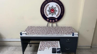 2 bin 50 adet sentetik ecza ele geçirildi
