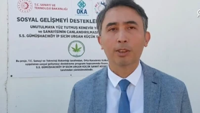 37 yıldır atıl olan fabrikada çarklar kenevir işlemek için yeniden dönmeye başladı