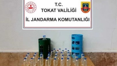 57 litre sahte alkol ele geçirildi