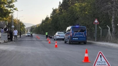 Amasya'da devrilen motosikletin 13 yaşındaki sürücüsü hayatını kaybetti