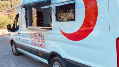 Amasya Kızılay’a 1000 kişi kapasiteli mobil araç takviyesi